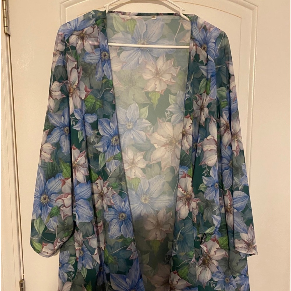 Blue kimono